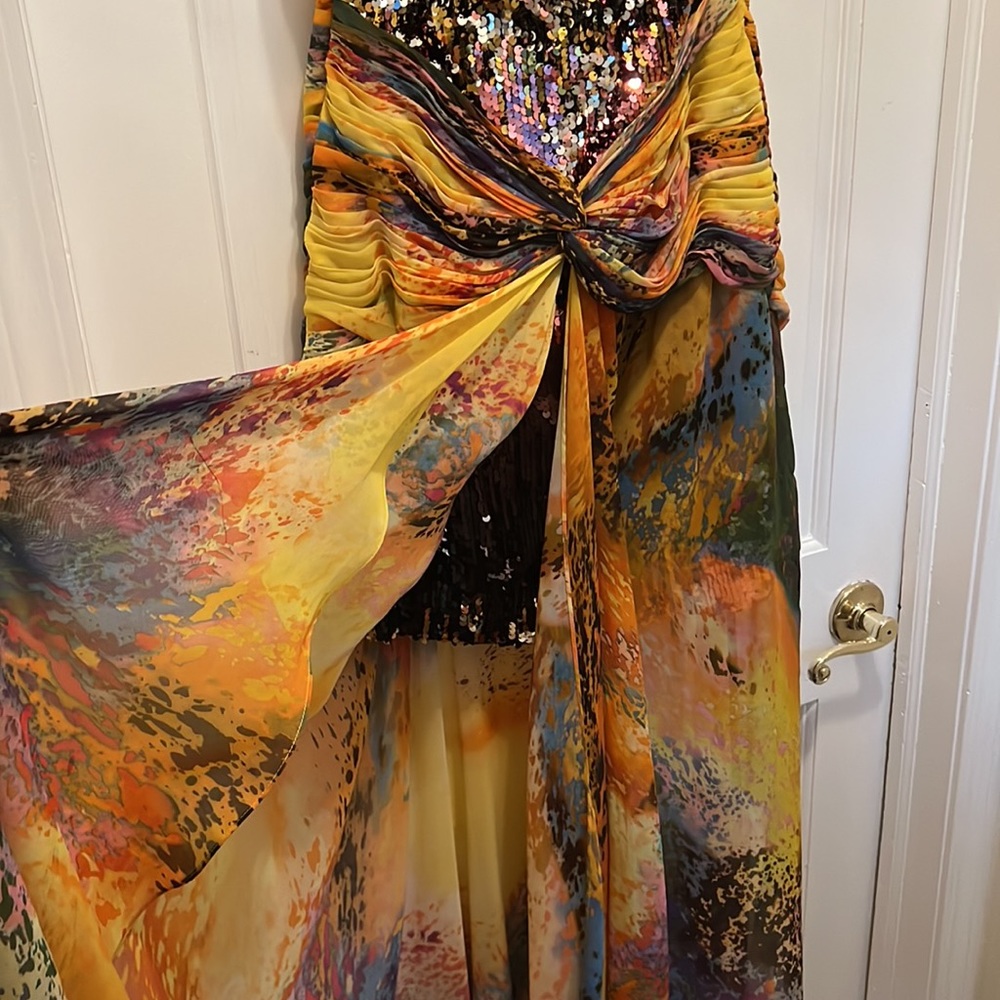 Multi-Color Prom Dress - Picture 2 of 5